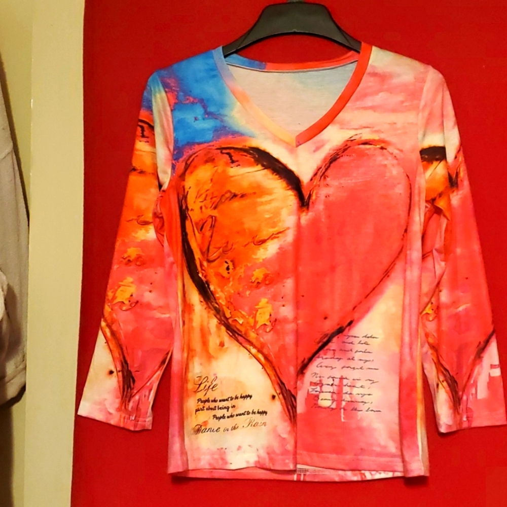 Casual heart shirt